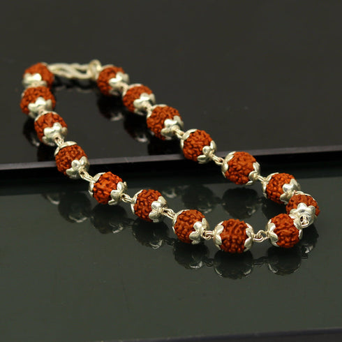 Handmade gorgeous Rudraksha beads bracelet customized gifting personalized unisex jewelry sbr198