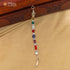 19 GM 925 sterling silver Navratan unisex nine stone bracelet sbr742