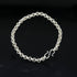 925 sterling silver customized rolo link chain bracelet stylish unisex gifting jewelry nsbr185