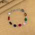 925 sterling silver Navratan stone nine stone bracelet Stunning stylish jewelry nsbr415