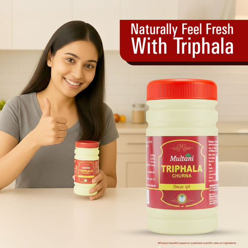 Multani Pharmaceuticals Limited Multani Triphala Churna Helps relieve constipation & beneficial for eyes