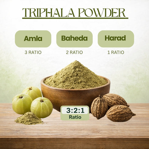 Millet Mania Triphala Powder 3 2 1 Ratio