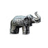 Pure Silver Antique Trunk Up Elephant Idol 12.15G By Mahita Collections