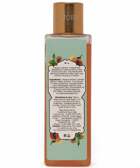 Tjori Papaya Facial Cleanser