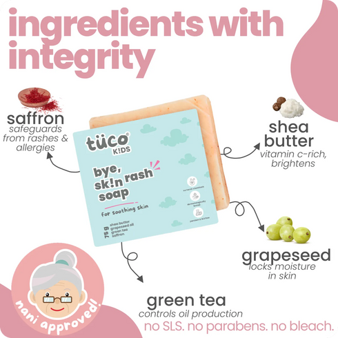 Tuco Bye, Skin Rash Natural Soap