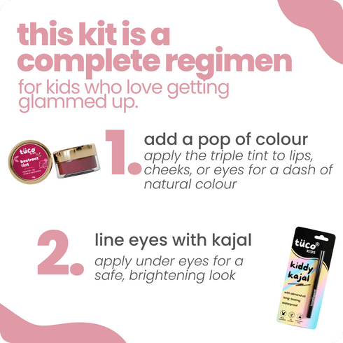 Tuco Makeup Essentials Kit: Kajal + Beetroot Tint