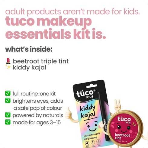 Tuco Makeup Essentials Kit: Kajal + Beetroot Tint