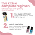 Tuco nontoxic makeup giftpack for kids Nail Paint + Kajal