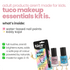 Tuco nontoxic makeup giftpack for kids Nail Paint + Kajal