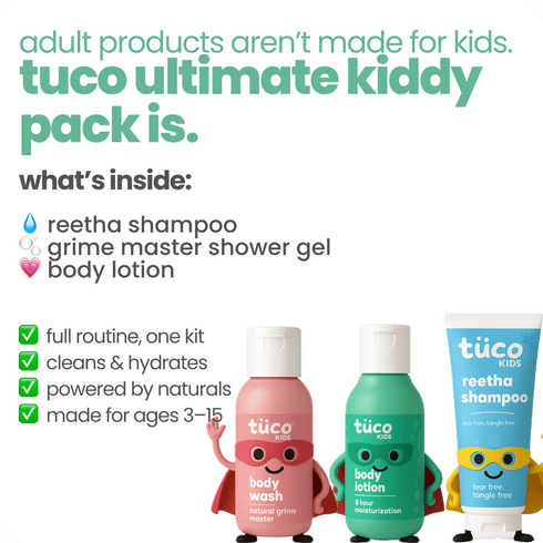 Tuco Ultimate Travel Pack Shower Gel + Shampoo + Lotion