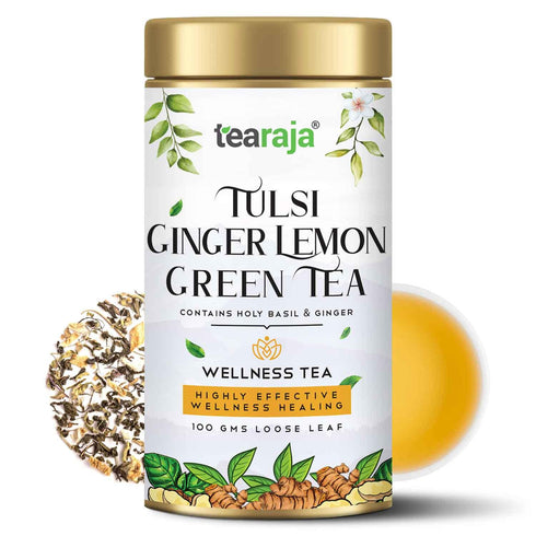 Tea Raja - Tulsi Ginger Lemon Green Tea