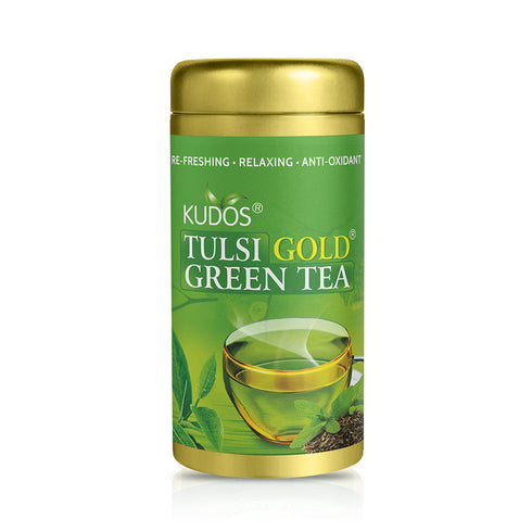 Kudos Ayurveda Tulsi goldgreen Tea Anti Oxidant Tea