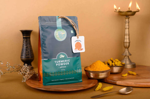 GirOrganic Turmeric Powder Stone Ground