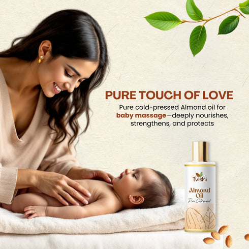 Tvishi Skincare Pure Cold Pressed Almond Oil