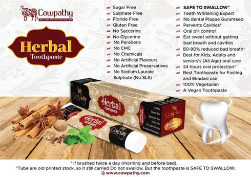 Cowpathy Herbal Tooth Paste 100g