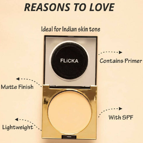 Flicka Cover To Conquer Compact | Ivory