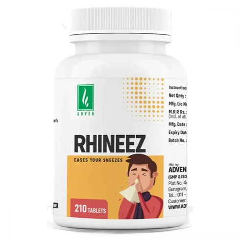 Adven Rhineez Tablets Eases Your Sneezes 210Tabs
