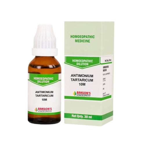 Bakson's Homeopathy Antimonium Tartaricum Dilution 10M