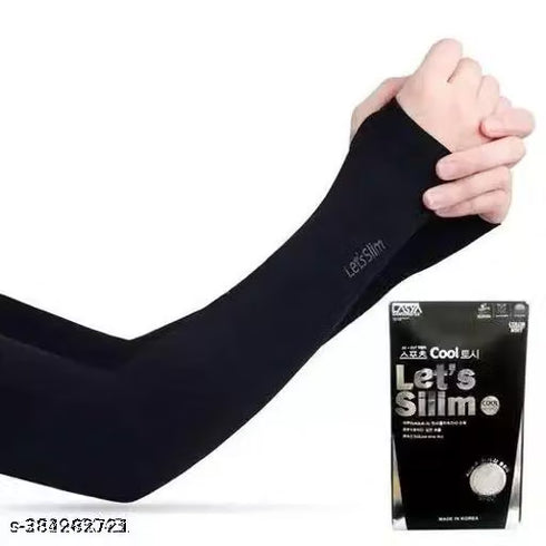 Lets Slim Cooling Arm Sleeves | Hand Gloves for Men and Women