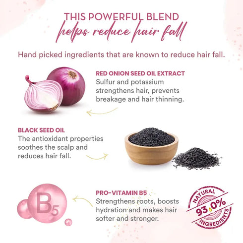 Wow Onion Shampoo For Hair Growth And Hair Fall Control 300ml