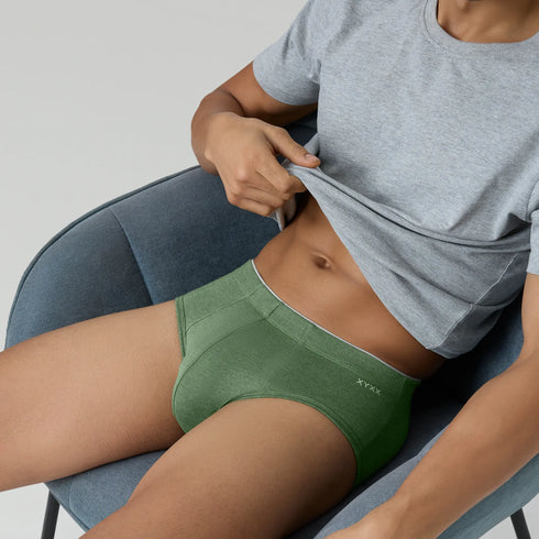 XYXX Limited Edition Medley Briefs Olive Green