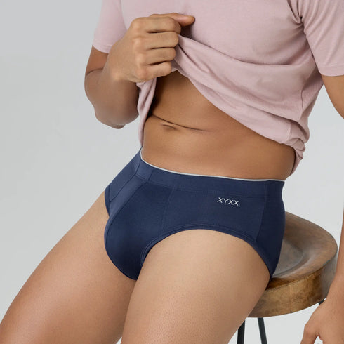 XYXX Uno Modal Briefs Estate Blue