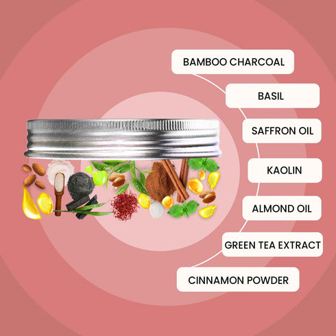 Wild Oak 3 In 1 Multi-Effect Cleanser Scrub And Masque