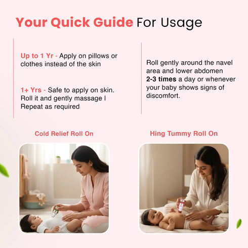 Babyorgano Kids Cough & Colic Roll On Combo