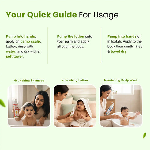 Babyorgano Baby s Bath Care Combo