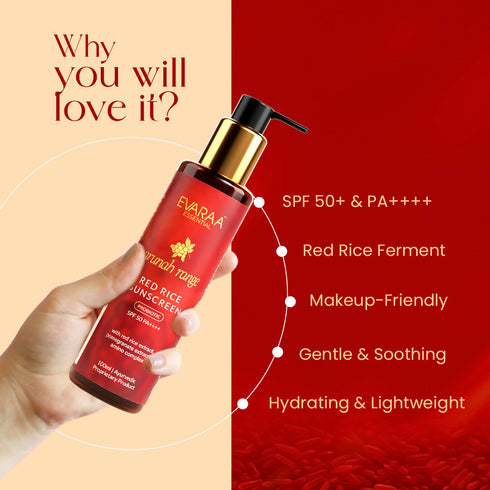Evaraa Essential Red Rice Sunscreen
