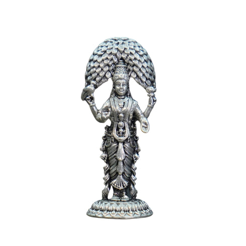 Pure Silver Antique Vasavi Devi Standing Small 19.21G By Mahita Collections