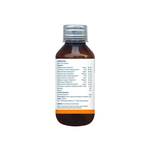 Vasuestore Vasu Zeal DC Cough Syrup Sugar Free