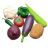Rubbabu Realistic Vegetables Made From 100% Natural Rubber