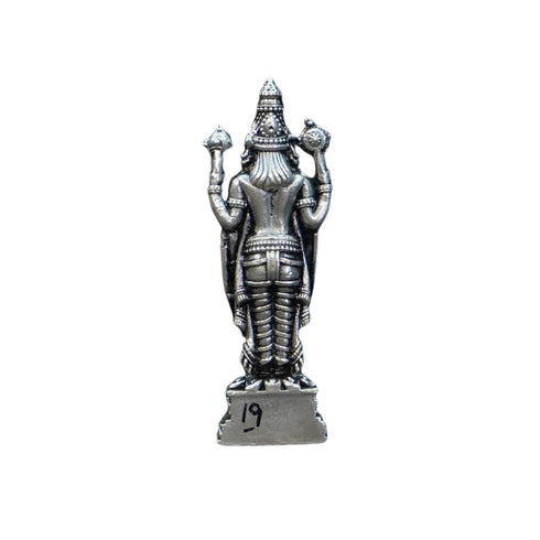 Pure Silver Antique Venkateshwara Idol Standing 18.92G By Mahita Collections