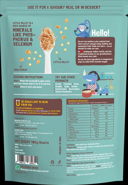 Slurrp Farm Little Millet Vermicelli