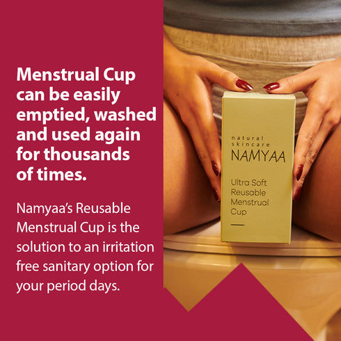 Namyaa Skincare Reusable Menstrual Cup