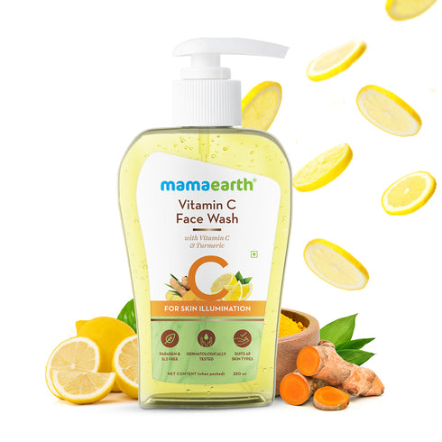 Mamaearth Vitamin C Face Wash with Vitamin C and Turmeric 250ml