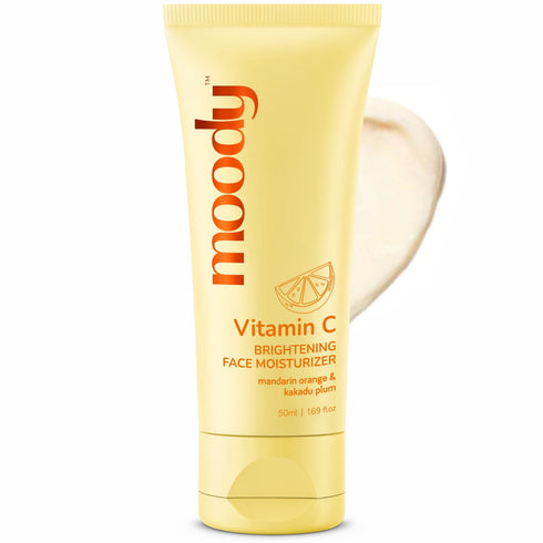 Moody Vitamin C Brightening Face Moisturizer Tube