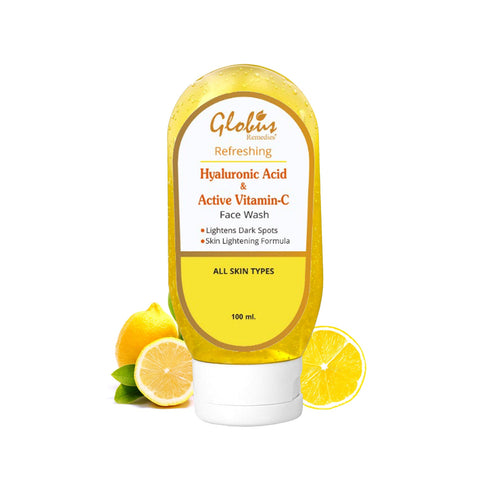 Globus Naturals Hyaluronic Acid & Vitamin C Face wash