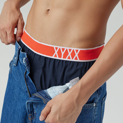 XYXX Volt Cotton Boxer Navy Blue