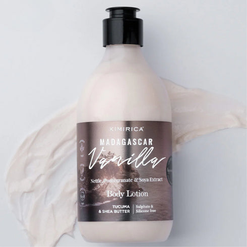 Kimirica Madagascar Vanilla Silicone Free Body Lotion 300ml