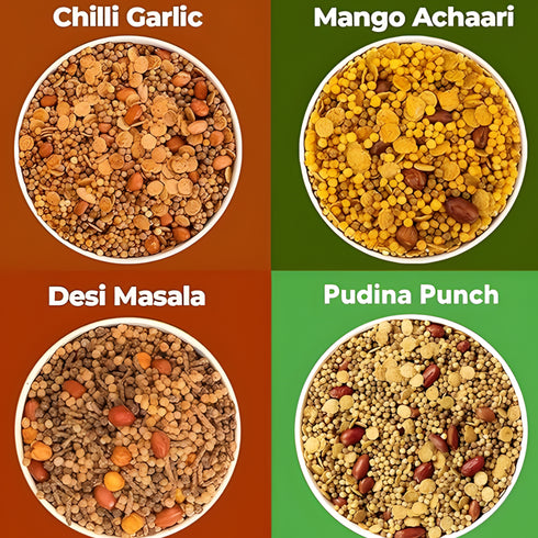Eat Better Co – Millet Namkeen Combo – Four Flavours – Desi Masala