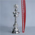 Pure Silver Shanku Chakra Lamp Stand Pair 403.2g