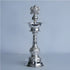 Pure Silver Shanku Chakra Lamp Stand Pair 403.2g