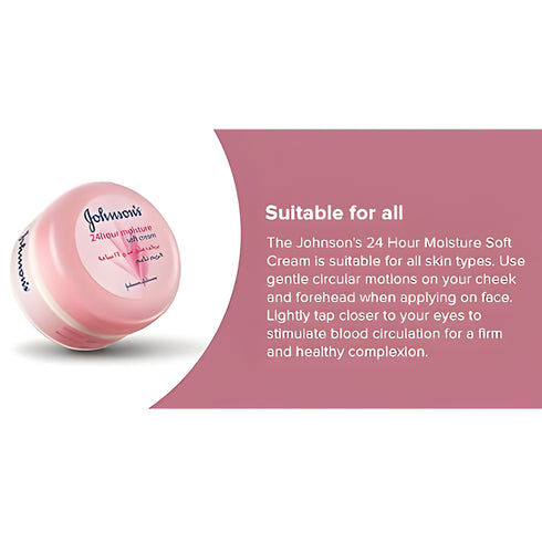 Johnson's 24 Hour Moisture Soft Cream
