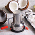 Stainless Steel Coconut Scrapper Crusher With Vacuum Base