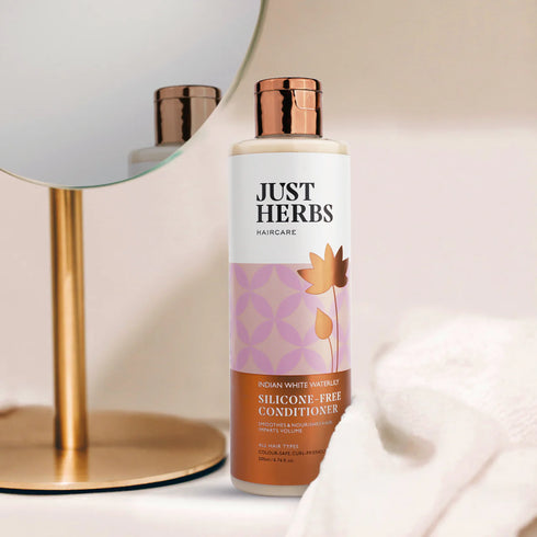 Just Herbs Indian White Water Lily Silicone-Free Conditioner 200ml