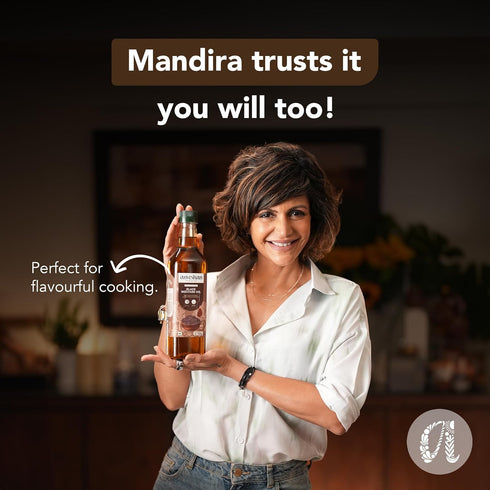 Anveshan Wood Pressed Black Mustard Oil