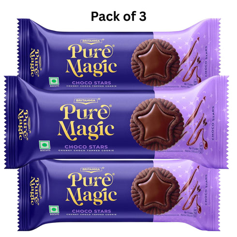 Britannia Pure Magic Choco Stars Cookies