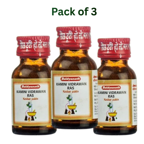 Baidyanath Vansaar Kamini Vidrawan Ras Kesar Yukta